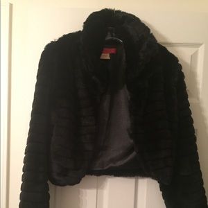 Faux fur coat
